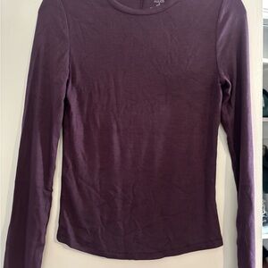 nuuds Deep Purple Long Sleeve Tee